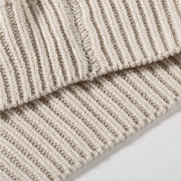 🌾New! Khaki Open Front Cable Knit Long Sleeve Cardigan and in Black! - Picture 5 of 10